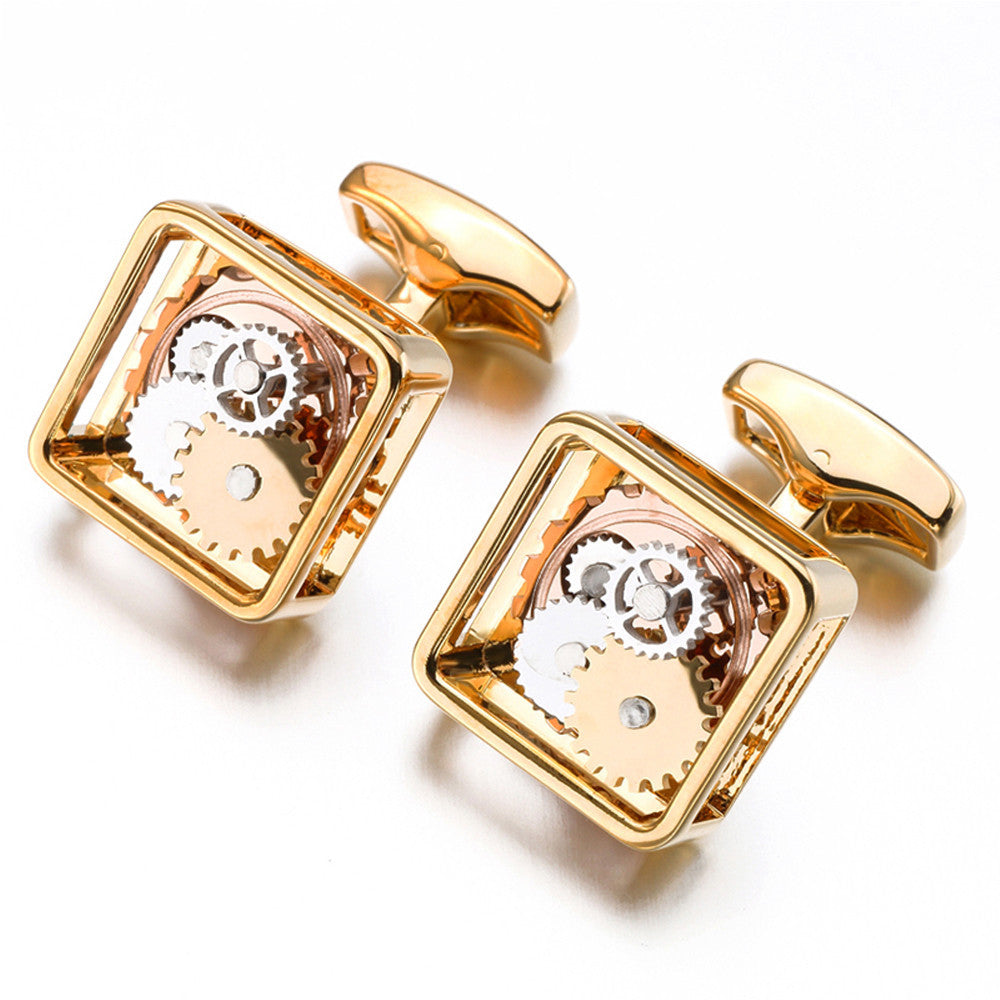 Square Gear Cufflinks for those that appreciate details