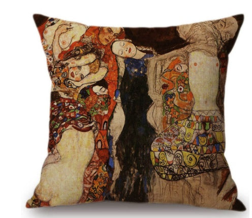 Van Gogh Oil Painting Pillow