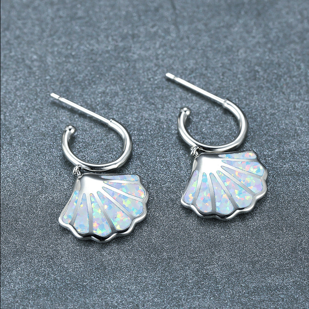 Simple Versatile Retro Ocean Earrings Jewelry