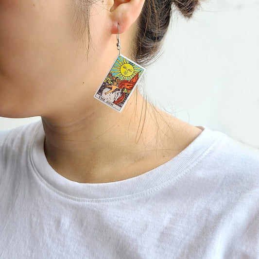 Double-sided Vintage Tarot Earrings