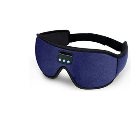 Perfect Peace Eye Mask - Affirmation, Meditation, & Sleep Eye Mask - Wireless Call Stereo Music Bluetooth Blackout