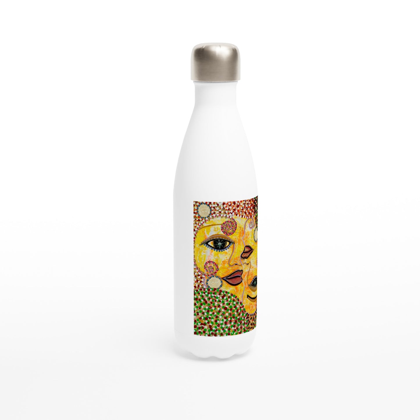 Art Face Steel Water Bottle